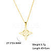 Witchcraft Knot 304 Stainless Steel Pendant Necklaces for Women FS-WG28D45-01-2