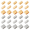 Unicraftale 36Pcs 6 Style 201 & 304 Stainless Steel Slide Charms STAS-UN0043-59-1