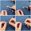 Soldered Iron Ball Chains Jewelry Making Finding Kit DIY-PH0008-27-7