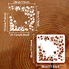 PET Hollow Out Drawing Painting Stencils DIY-WH0391-0635-2