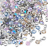 105Pcs 7 Styles Glass European Dangle Charms HJEW-TAC0130-3