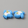 Bird Food Grade Eco-Friendly Silicone Beads SIL-WH0018-003E-2