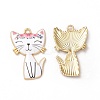 Alloy Enamel Pendants ENAM-M046-10G-D-1