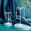 80Pcs 4 Styles 304 Stainless Steel Leverback Earring Findings STAS-AR0002-38-7