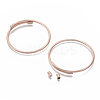 Alloy Cuff Bangles Making PALLOY-N158-035RG-4
