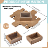 Kraft Paper Cardboard Gift Drawer Boxes LS-CON-WH0085-129A-2