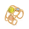 304 Stainless Steel Cuff Rings RJEW-S629-03G-4