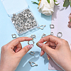 100Pcs 10 Styles Tibetan Style Alloy Bead Frame FIND-YW0007-62-4