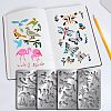 4Pcs 4 Style Stainless Steel Cutting Dies Stencils DIY-FG0002-21-1