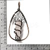 Natural Rose Quartz Double Terminal Pointed Faceted Bullet Big Pendants G-Q015-01B-3