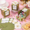 Folding Square Paper Candy Boxes LS-CBOX-WH0001-E02-5