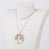 Natural Gemstone Pendant Necklaces NJEW-JN02121-5