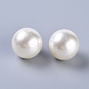 30MM Creamy White Color Imitation Pearl Loose Acrylic Beads Round Beads for DIY Fashion Kids Jewelry X-PACR-30D-12-2