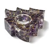 Natural Amethyst & Resin Candle Holder Molds DJEW-H012-03E-3