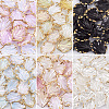 120Pcs 6 Colors Opaque Acrylic Pendants RESI-TA0002-97-1