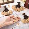 500Pcs Kraft Paper Blank Price Tags with Cord CDIS-TA0001-44-5