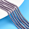 Baking Paint Pearlized Glass Pearl Bead Strands HY-N002-3mm-A14-1