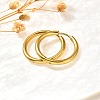 304 Stainless Steel Hoop Earrings for Women EJEW-M068-15C-G-2