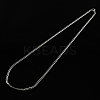 Tarnish Resistant 304 Stainless Steel Curb Chain Necklaces LS-STAS-S029-04-1