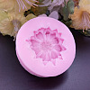 Flower Shape DIY Food Grade Silicone Molds AJEW-P046-49-1