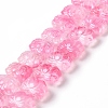 Transparent Glass Beads Strands GLAA-F114-01E-1