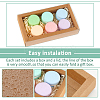 Foldable Paper Drawer Boxes with Clear Plastic Cover CON-WH0095-68A-01-4