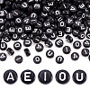 500Pcs 5 Style Opaque Acrylic Beads SACR-TA0001-16-2