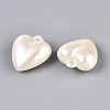 Opaque Acrylic Imitation Pearl Pendants SACR-T035-21A-3