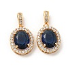 Brass Micro Pave Cubic Zirconia Pendants KK-P250-27G-1