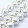 Shell Pearl Beads Strands BSHE-K053-02-10mm-1