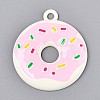 Spray Painted Alloy and Enamel Big Pendants PALLOY-T092-85G-2