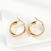 201 Stainless Steel Hoop Earrings EJEW-Q026-20G-5