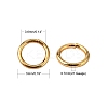 304 Stainless Steel Open Jump Rings LS-X-STAS-R060-5x0.7-2