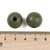Wood European Beads WOOD-M014-01G-3