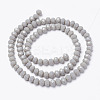 Opaque Solid Color Glass Beads Strands EGLA-A034-P2mm-D10-2