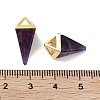 Natural Amethyst Pendants G-A222-02G-03-3