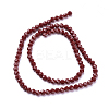 Faceted(32 Facets) Glass Beads Strands EGLA-J042-4mm-24-2