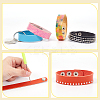  10Pcs 10 Colors Adjustable Leather Cord Bracelets Set for Women BJEW-NB0001-10-4