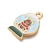 Christmas Theme Alloy Enamel Pendants FIND-M039-02E-2