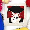 Sexy Girl Punch Embroidery Supplies Kit DIY-H155-09-1