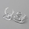 Mini Plastic Single Ring Display Stands RDIS-WH0004-12-2