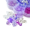 DIY Flower & Star Acrylic & ABS Plastic Imitation Pearl Beads Bracelets Making Kits DIY-FS0006-51-3