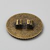 Blank  Alloy Bolo Tie Round Slider Pack FIND-WH0139-459AB-2