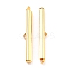 304 Stainless Steel Slide On End Clasp Tubes LS-STAS-C044-08F-G-1
