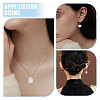 120Pcs 12 Styles ABS Plastic with Acrylic Pearl & Iron Pendants & Connector Charms PALLOY-PH01910-7