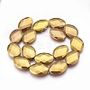 Electroplated Non-magnetic Synthetic Hematite Beads Strands G-P392-V06-1