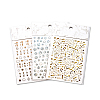 3D Metallic Star Moon Heart Nail Decals Stickers MRMJ-R088-28-M-2