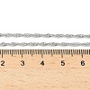 304 Stainless Steel Singapore Chain Necklaces NJEW-Z084-02P-01-5