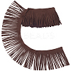 1Pc Suede Fabric Tassels Ribbon OCOR-GF0005-60A-04-1