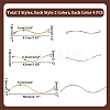 24Pcs 6 Styles Brass Connector Charms FIND-GA0004-08-2